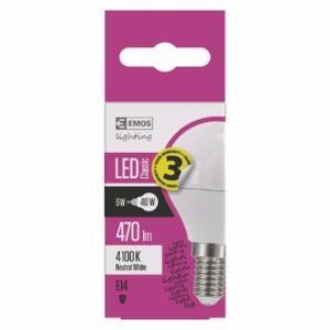 LED ΜΠΑΛΑΚΙ E14 6W 4100K ZQ1221
