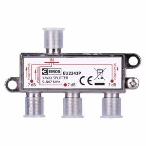 EMOS Splitter EU2243 - 3-Way J0003P