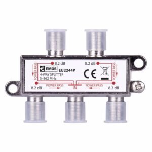 EMOS Splitter EU2244P 4-Way splitter J0004P