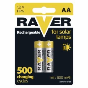 RAVER Rechargeable battery HR6 600mAh (AA) EMOS B7426