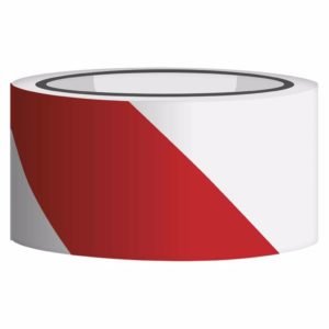 Ταινία Σήμανσης Κινδύνων Κόκκινο-λευκό F87525 | 75mm X 250m | Υψηλή Ορατότητα