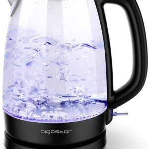 Aigostar Ηλεκτρικός Γυάλινος Βραστήρας 1700ml 2200W