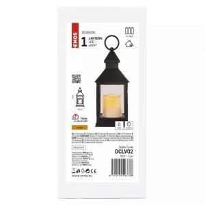Διακοσμητικό Φανάρι- LED DCLV02- Μαύρο