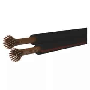 Καλωδιο Διπολικο Αθωρακιστο 2×0.35mm 100m Μαυρο S8230