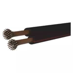 Καλωδιο Διπολικο Αθωρακιστο ECO 2×0.50mm 100m Μαυρο/kokkino S8253