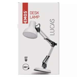 Φωτιστικό Γραφείου LUCAS ‘ασπρο – EMOS Z7609W