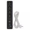 GoSmart πολύπριζο 2m / 4 πρίζες / με διακόπτη / PVC / με USB και wi-fi - EMOS P1422ST - Image 2