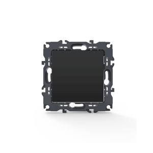 PRIME Διακοπτης Απλος με Κλιπ 1P 10AX 250VAC IP20 MAT Ανθρακι 1000110005