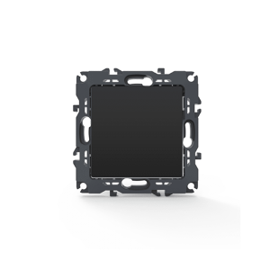 PRIME Μπουτον Απλο με Κλιπ 1P 10A 250VAC IP20 MAT Ανθρακι 1000112305