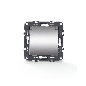 PRIME Πριζα Σουκο Καπακι Ασφαλειας 1x2p+e 16A 250VAC IP20 MAT Αλουμινιο 1000116103