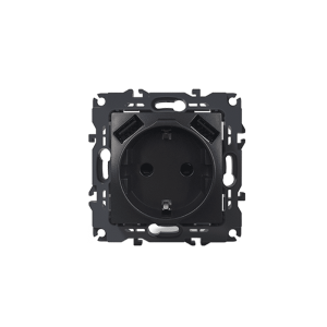 PRIME Πριζα Σουκο Ασφαλειας 1x2p+e 16A 250VAC & 2 USB 5VDC 3.1a IP20 MAT Ανθρακι 1000116305