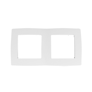 PRIME Πλαισιο 2 Θεσεων IP20 Λευκο 1000119101