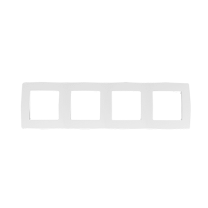 PRIME Πλαισιο 4 Θεσεων IP20 Λευκο 1000119301