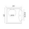 ACA ΕΠΙΤΟΙΧΙΟ ΦΩΤΙΣΤΙΚΟ QUADRO 22Χ15Χ20CM – OD91221W - Image 2