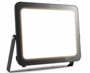 ΠΡΟΒΟΛΕΑΣ LED 10W ΜΑΥΡΟ 6500k S.SLIM DOB 07-00701-2