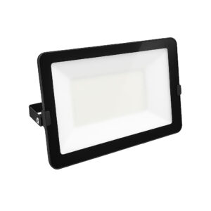 ΠΡΟΒΟΛΕΑΣ LED 100W ΜΑΥΡΟ 6500k S.SLIM DOB 07-00705-2