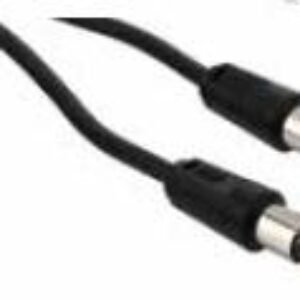 Καλώδιο Τηλεόρασης 5m Αρσενικό-Θηλυκό Πλαγίας