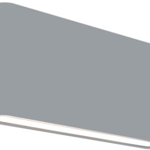 Απλικα LED Πλακε DOWN 6W 3000K Γκρι Αλουμινιου