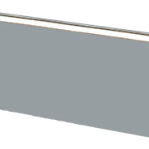 Απλικα LED Πλακε UP & DOWN 2χ12w 3000K Γκρι Αλουμινιου