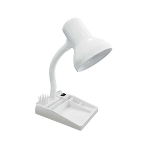 Φωτιστικό Γραφείου Ε27 Μολυβοθήκη Λευκό 17-00706-1