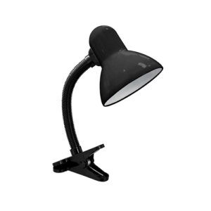 Φωτιστικό Γραφείου Ε27 Μανταλάκι Μαύρο 17-00903-2