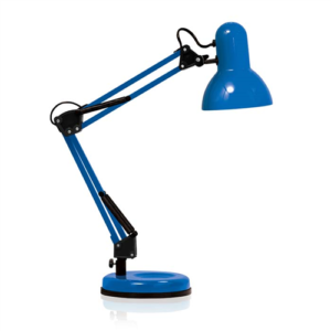 Φωτιστικό Γραφείου Σχεδιαστηρίου Μπλε με Βάση Ε27 17-00916-11