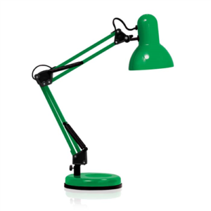 Φωτιστικό Γραφείου Σχεδιαστηρίου Πράσινο με Βάση Ε27 17-00916-13