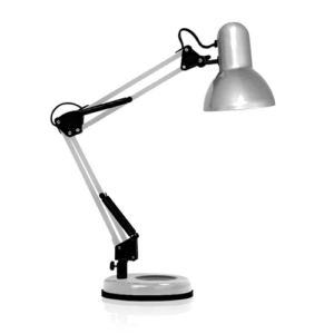 Φωτιστικό Γραφείου Σχεδιαστηρίου Νίκελ με Βάση Ε27 17-00916-7