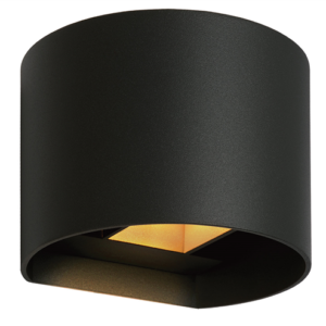 Απλικα LED Οβαλ UP & DOWN 2x5w 3CCT Ανθρακι Αλουμινιου