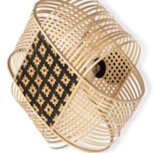 Φωτιστικό Rattan Επίτοιχο/οροφής 40x40x22cm E27 48-0007