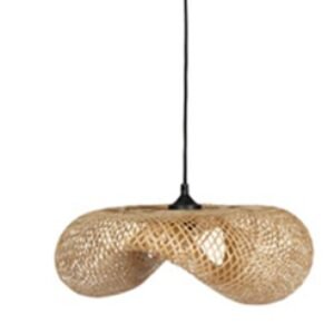 Φωτιστικό Οροφής Rattan Ø80x25cm E27 48-0011