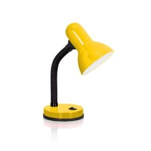 Φωτιστικό Γραφείου Κίτρινο Ε27 με Καλώδιο και Διακόπτη 17-00104-15