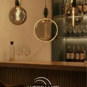 Λάμπα LED Metal Grid Black PAYA Vortex 4.9W E27 Dimmable (1800K)