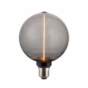 Λάμπα LED Smoky Glass G125 Pillar 3.5W E27 Dimmable (1800K)