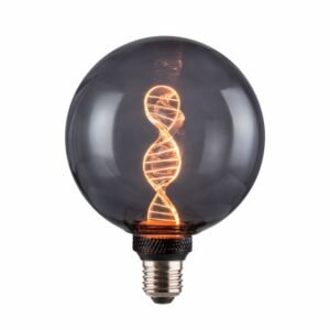 Λάμπα LED Smoky Glass G125 DNA 3.5W E27 Dimmable (1800K)