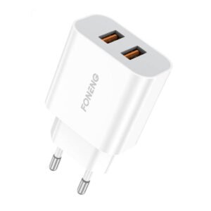 Φορτιστής Foneng EU45 Fast Charger 12W με 2x USB + Καλώδιο Micro USB