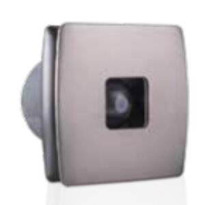 Εξαεριστήρας Μπάνιου LINEME Φ100mm 15W Ασημί – 100 m³/h (02-00700-5)