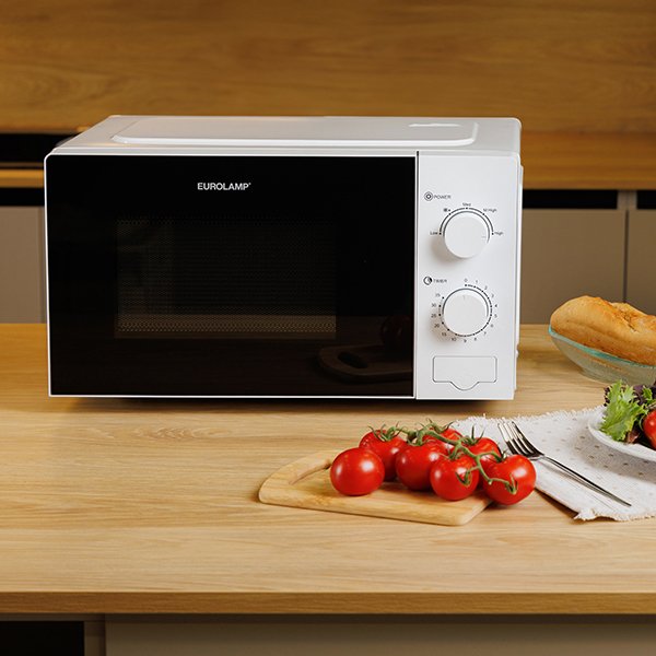 Eurolamp Φούρνος Μικροκυμάτων 20 lt 700W Λευκός – Κωδικός: 300-70026 - Image 2