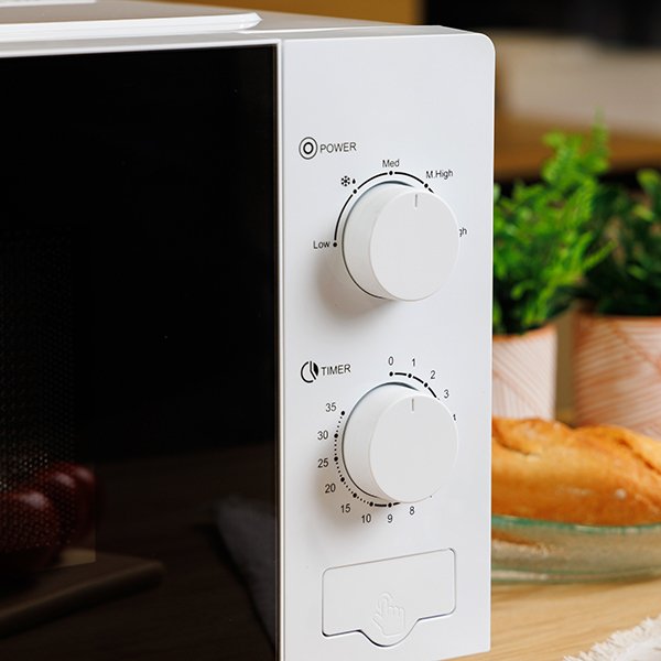 Eurolamp Φούρνος Μικροκυμάτων 20 lt 700W Λευκός – Κωδικός: 300-70026 - Image 4