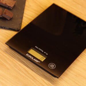 Eurolamp Ψηφιακή Ζυγαριά Κουζίνας 5kg με Γυάλινη Επιφάνεια & LED Οθόνη – Κωδικός: 300-70038