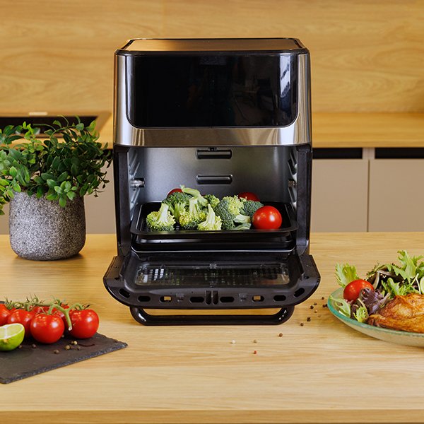 Eurolamp Φριτέζα Αέρος XXL 12L 1800W με Ψηφιακή Οθόνη & Παράθυρο Παρατήρησης – Κωδικός: 300-70044 - Image 2