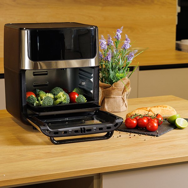 Eurolamp Φριτέζα Αέρος XXL 12L 1800W με Ψηφιακή Οθόνη & Παράθυρο Παρατήρησης – Κωδικός: 300-70044 - Image 3