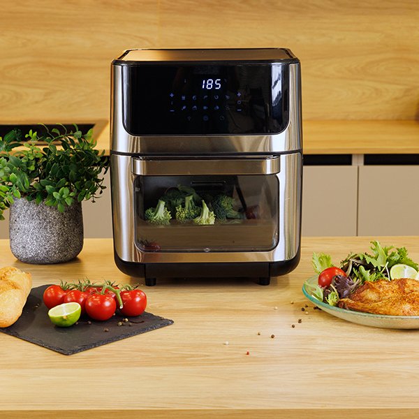 Eurolamp Φριτέζα Αέρος XXL 12L 1800W με Ψηφιακή Οθόνη & Παράθυρο Παρατήρησης – Κωδικός: 300-70044 - Image 5