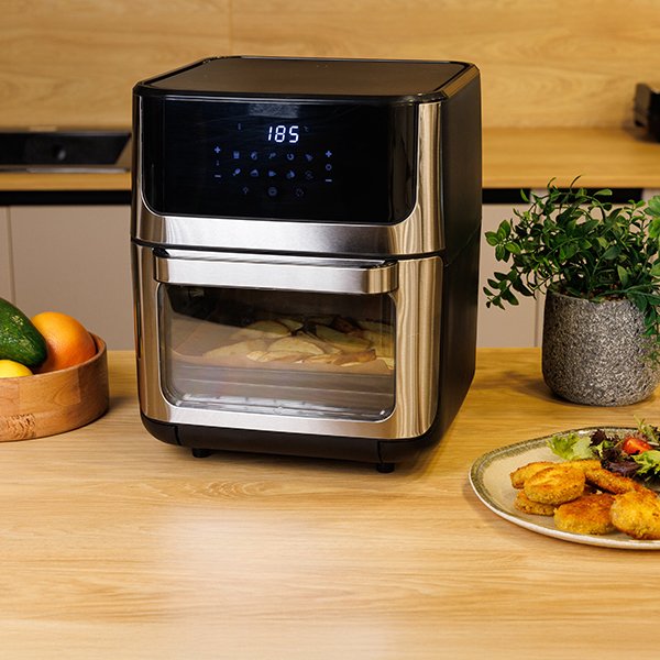 Eurolamp Φριτέζα Αέρος XXL 12L 1800W με Ψηφιακή Οθόνη & Παράθυρο Παρατήρησης – Κωδικός: 300-70044 - Image 6