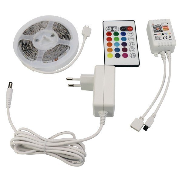 Eurolamp Ταινία LED SMD 200-240 V RGB IP20 Ρολό 3 m — 145-70047