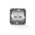PRIME Πριζα Τηλεφωνου 1xrj11 CAT3 IP20 & Πριζα Δικτυου 1xrj45 CAT6 UTP IP20 MAT Αλουμι 1000113403