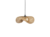 Φωτιστικό Οροφής Rattan Ø38x13cm E27 48-0010