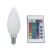LED SMD CANDLE E14 230V 4W IR Rgb+3000k 270° 300lm Ra80 – C37414RGBWN